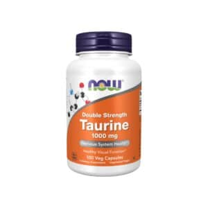 Taurina 1000mg 100 cápsulas Now