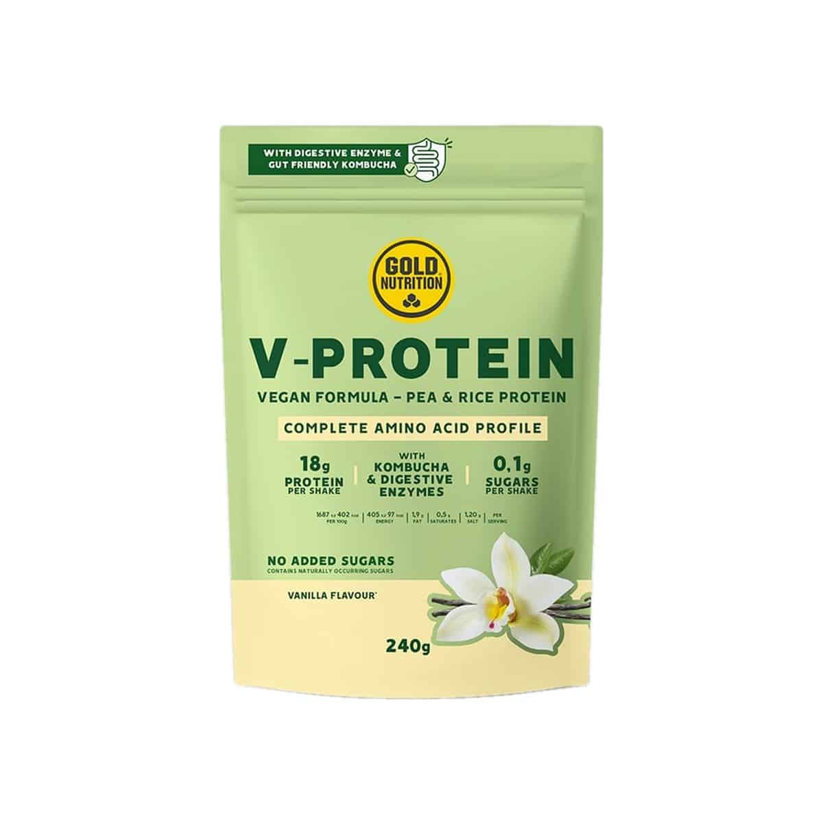 V-Protein Sabor Baunilha 240g Gold Nutrition