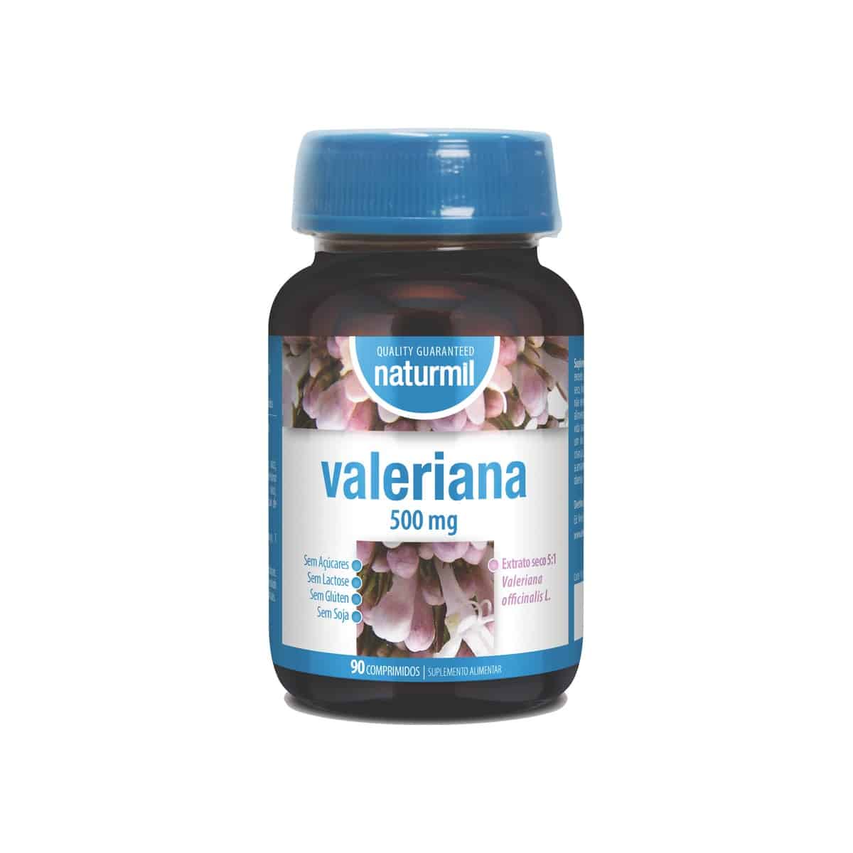 Valeriana 500mg 90 comprimidos Naturmil