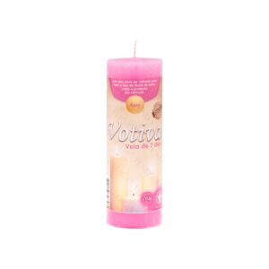 Vela Votiva 7 Dias Rosa