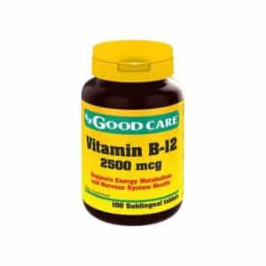 Vitamina B12 2500mcg 100 comprimidos sublinguais Good Care