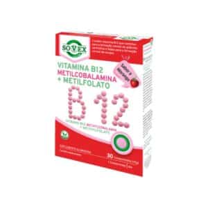 Vitamina B12 Metilcobalamina + Metilfolato 30 comprimidos Sovex