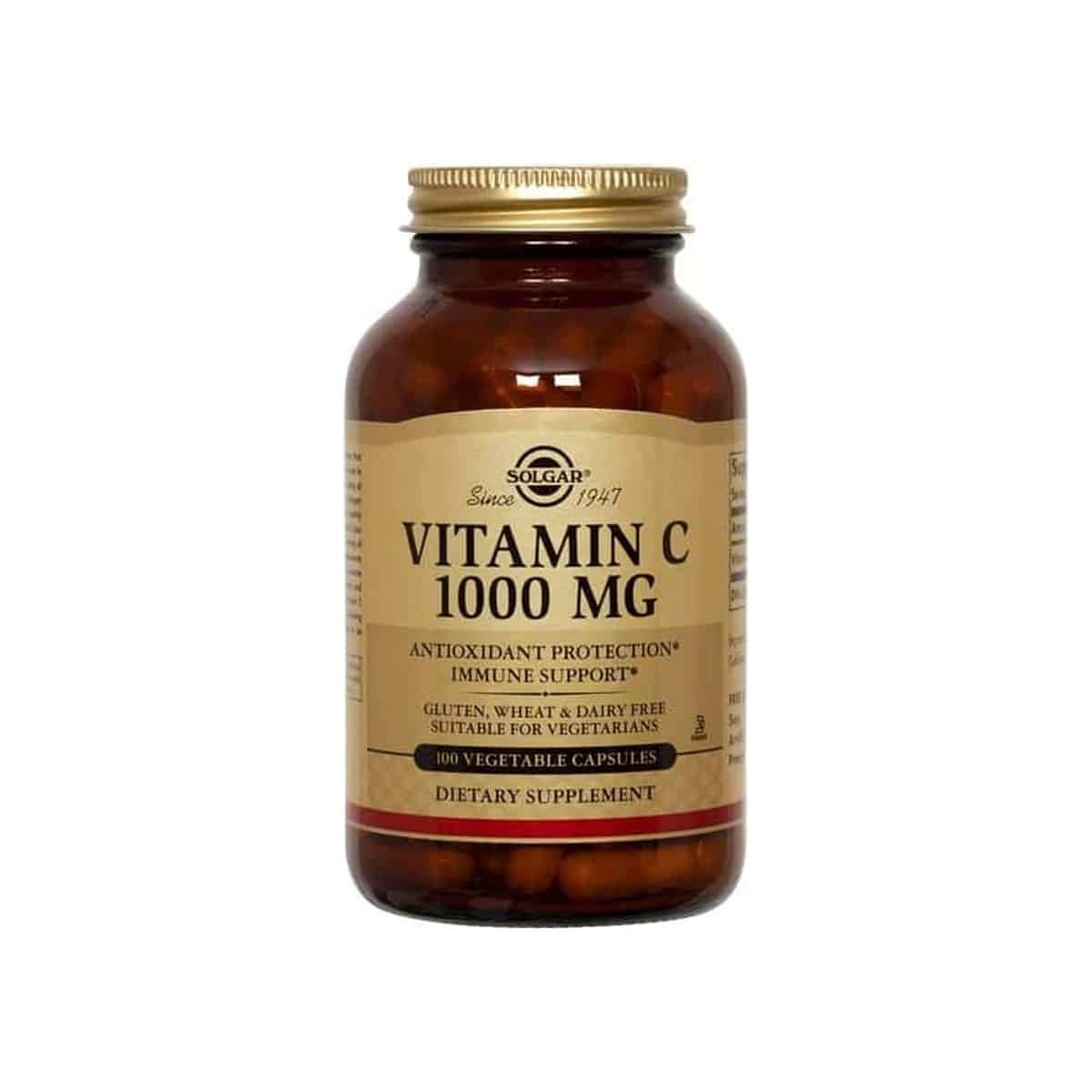 Vitamina C 1000mg 100 cápsulas Solgar