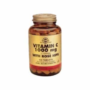 Vitamina C com Roseira Brava 100 comprimidos Solgar