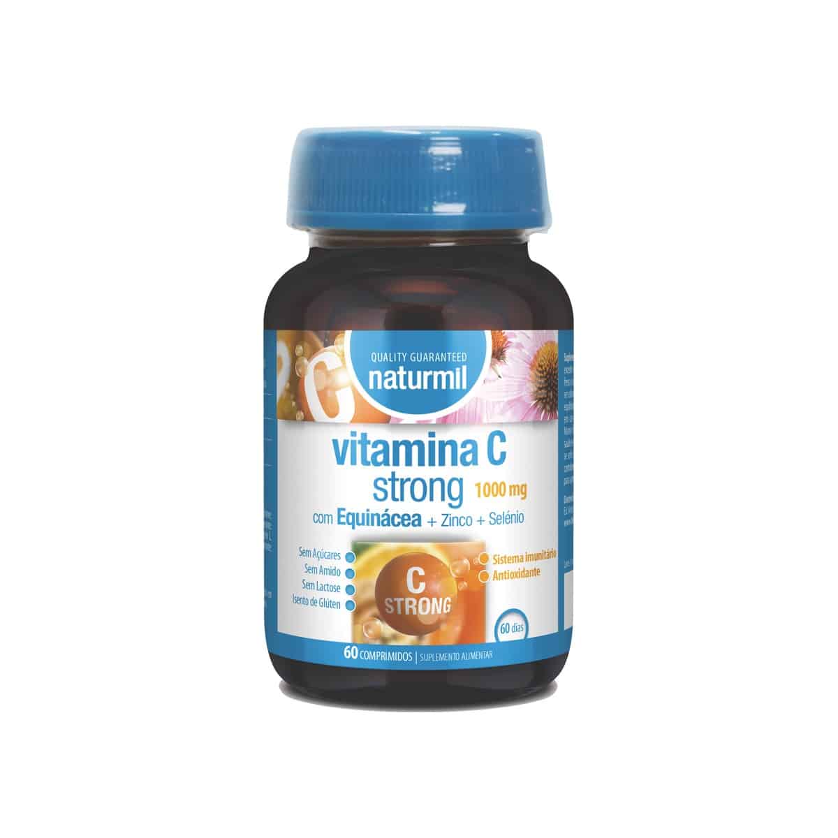 Vitamina C Strong 1000mg 60 comprimidos Naturmil
