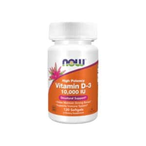 Vitamina D3 10.000UI 120 cápsulas Now