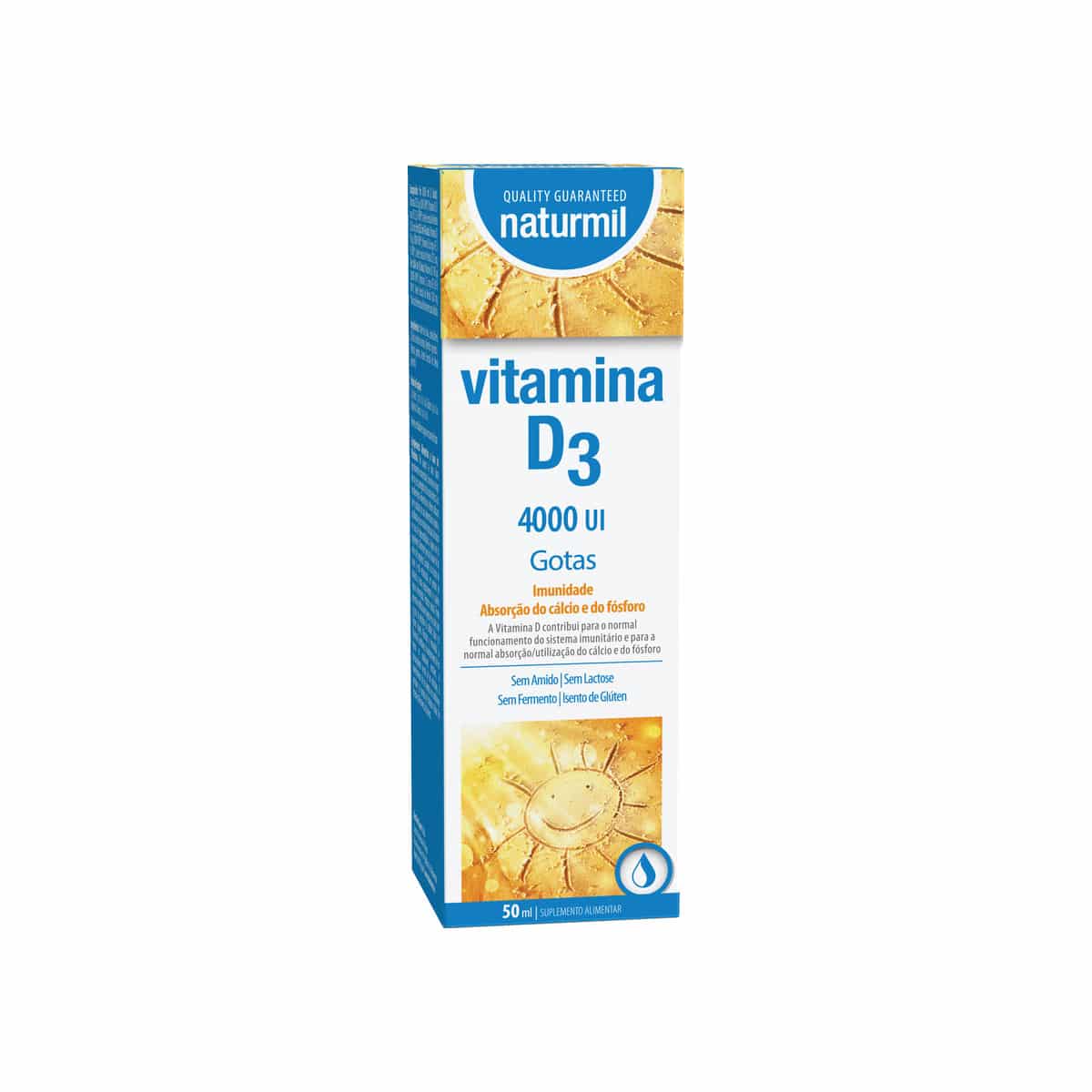 Vitamina D3 4000UI Gotas 50ml Naturmil