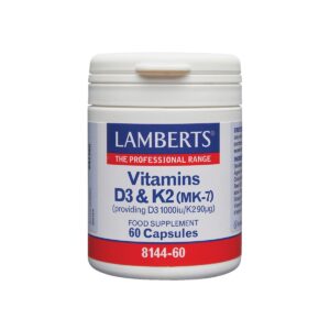 Vitamina D3+K2 60 cápsulas Lamberts