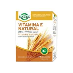 Vitamina E Natural 400UI 30 cápsulas Sovex