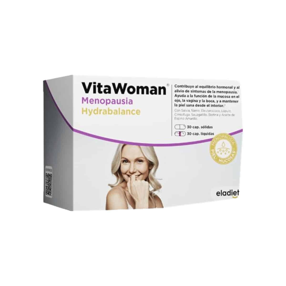 VitaWoman Menopausa Hydrabalance 30+30 cápsulas Eladiet